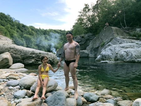 Con Carrie alle Guje di Garavot (Valchiusella)...